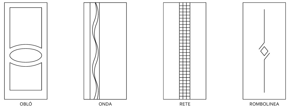 11 Porte Incise Disegni