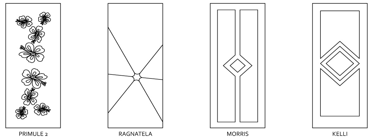 5 Porte Incise Disegni